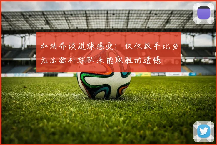 加纳乔谈进球感受:仅仅扳平比分无法弥补球队未能取胜的遗憾